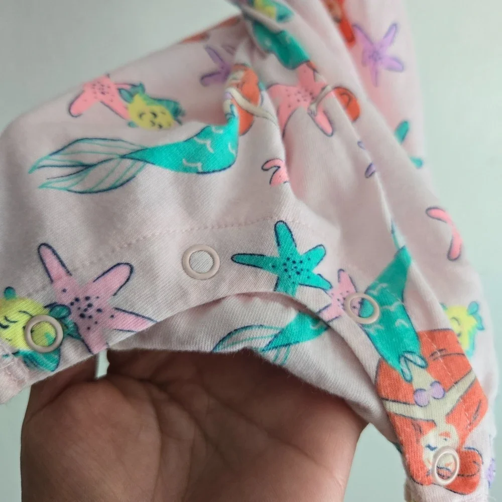 Disney's The Little Mermaid Ariel Toddler Girl‎ Flounce Sleeve Dress Size 18m